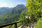 13 Salgo alle case del Cantello con vista verso Grasso e la Cornetta